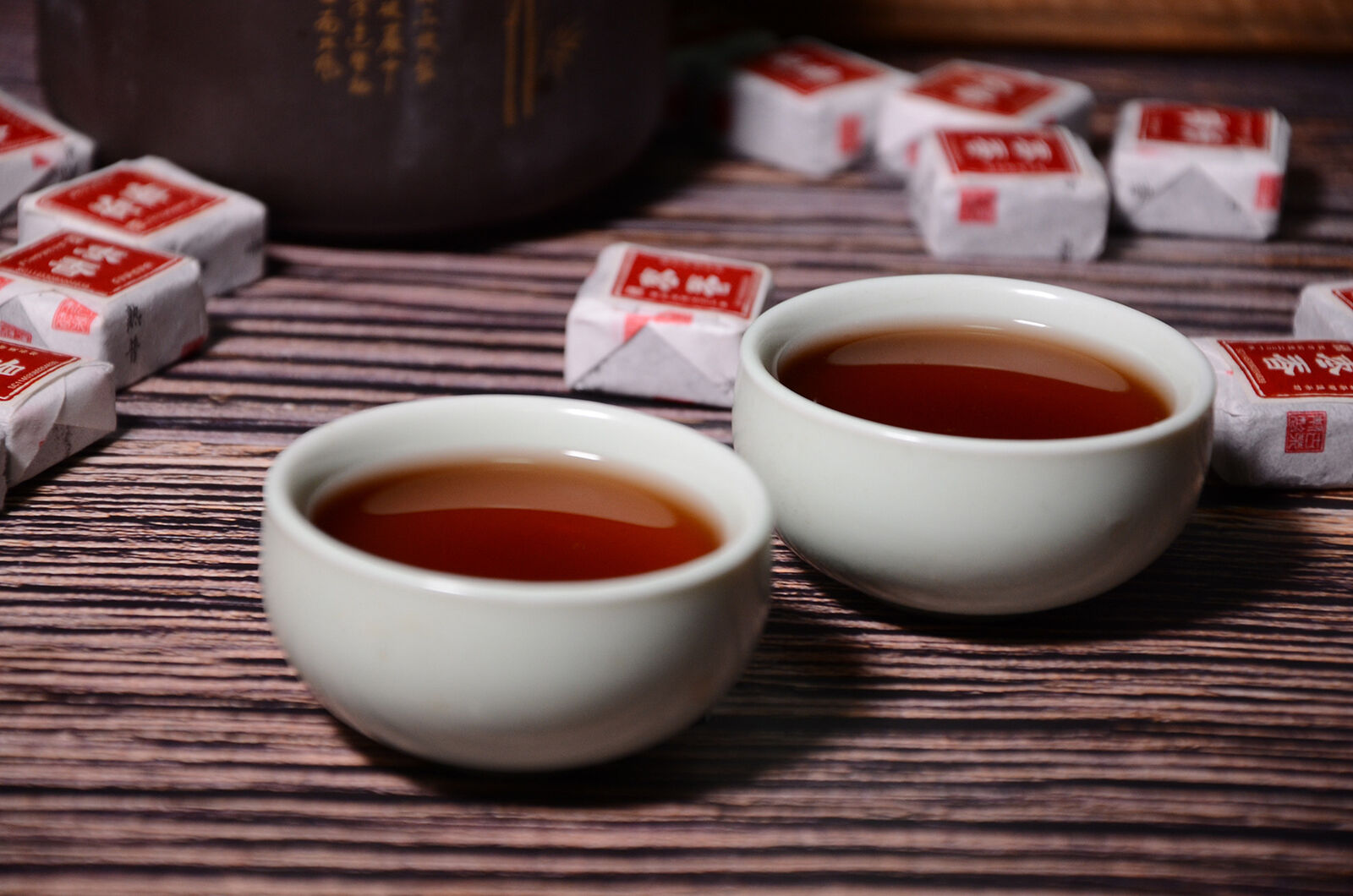 Yunnan Jindian Jujube Small Square Brick Aged Pu-erh Ripe Tea Small Tuo Tea 500g