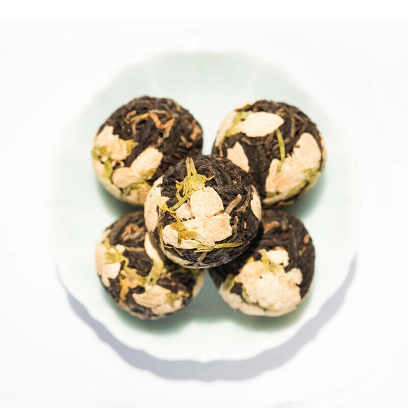 10Pcs Wholesale Mix Dried Flower Black Tea Ball Herbal Blooming Tea