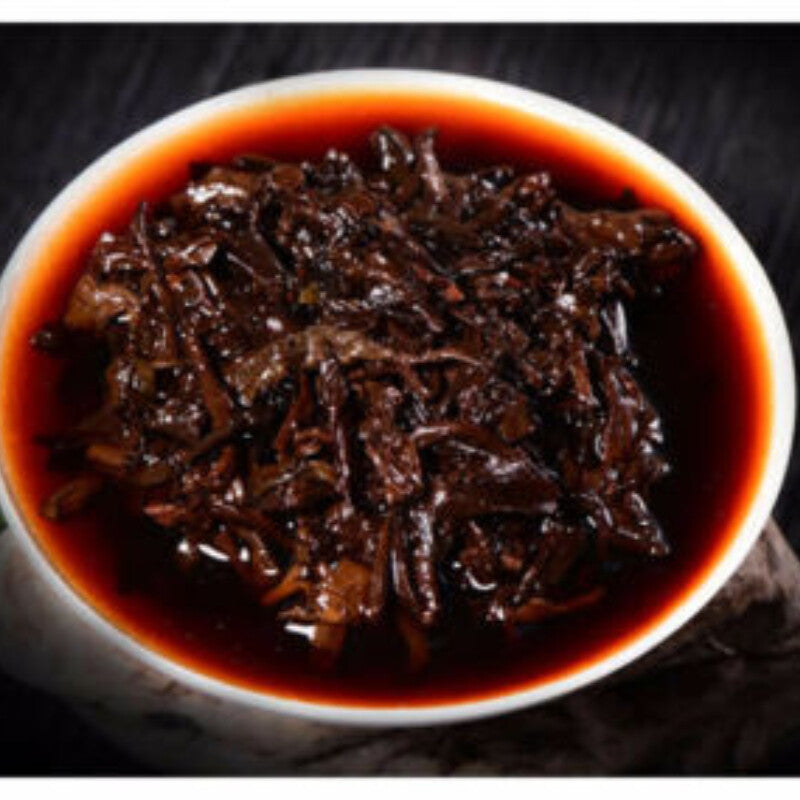 Ripe Pu-erh Heaven Earth Menghai Royal Golden Buds Old Arbor King Tea 357g