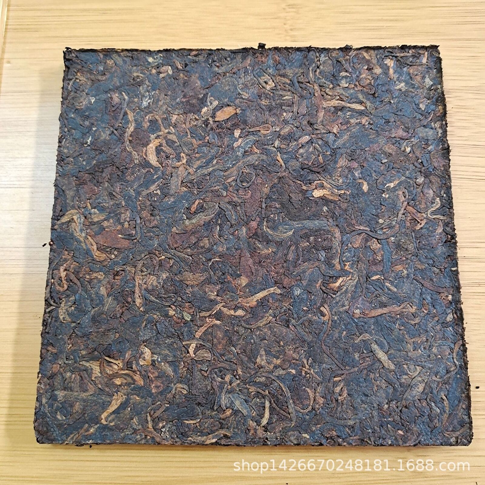 Premium 2016 Yunnan Pu-erh Ripe Tea Square Thin Slice 200g Box