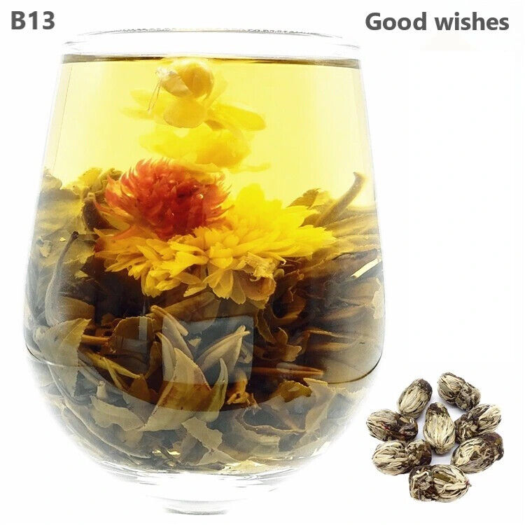 20Pcs High Quality Lily Flower Blooming Tea Balls Jasmine Mixed Flower Tea