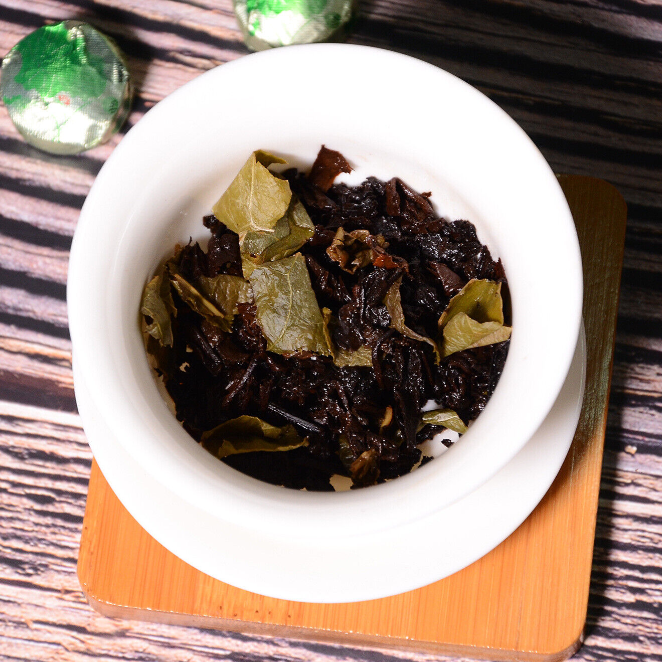 Yunnan lotus leaf mini tuo tea cake gold brick pu-erh tea ripe tea loose 500g