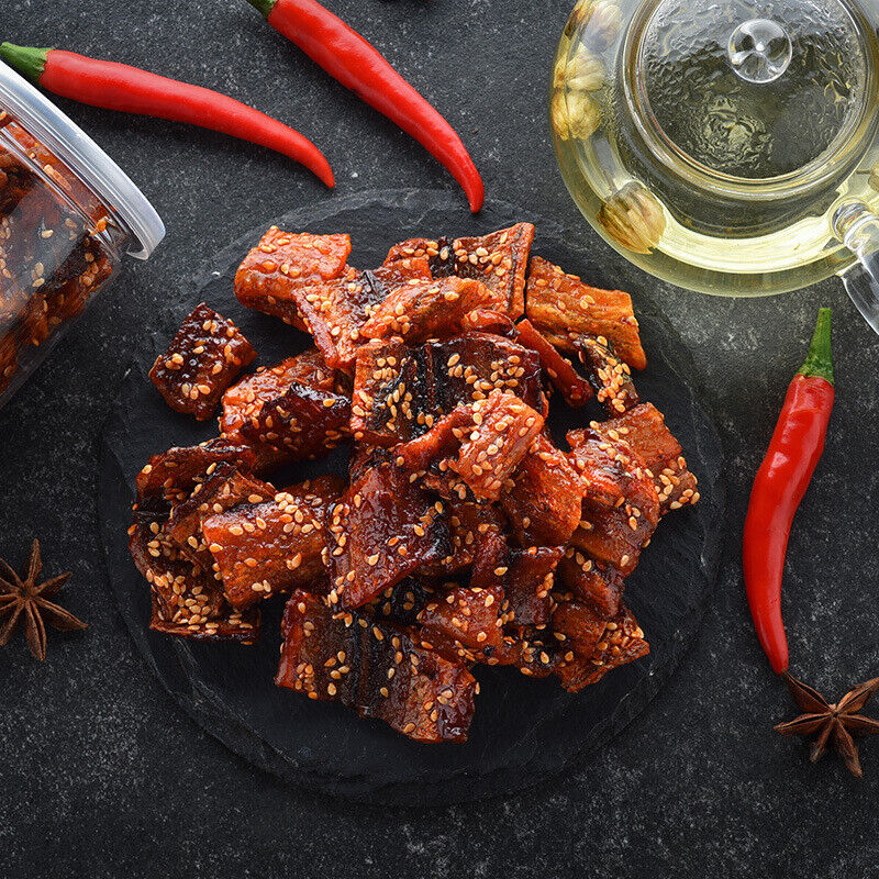 Spicy Honey Sauce Golden Eel Slices Specialty Dried Fish Shreds Ready-to-Eat