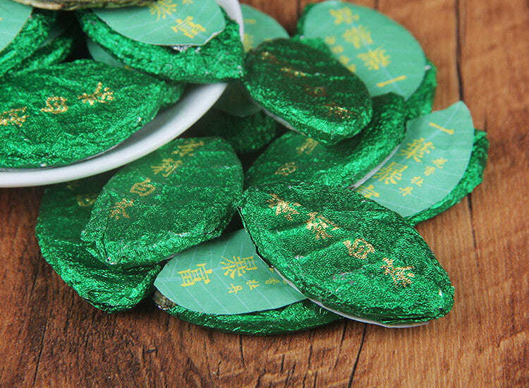 Small Tea Cakes Jasmine White Tea Floral Aroma Jasmine Flower Aged White Tea