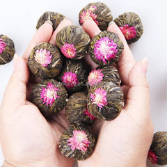 NEW Hand-made Beautiful Blooming Flower Tea Ball Dried Flowers Tea 20pcs