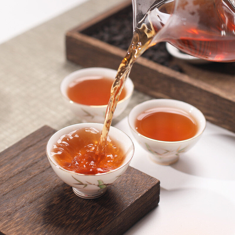 Sticky Rice Fragrance Tea South Menghai Puerh Tea Ripe Tea One Catty 5 Cans