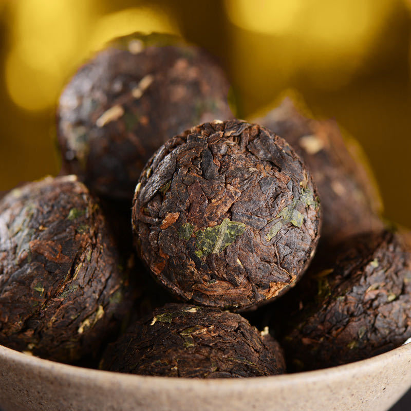 500g Yunnan Pu'er Ripe Tea Glutinous Rice Aroma Xiaotuo Tea Strong Aroma Type