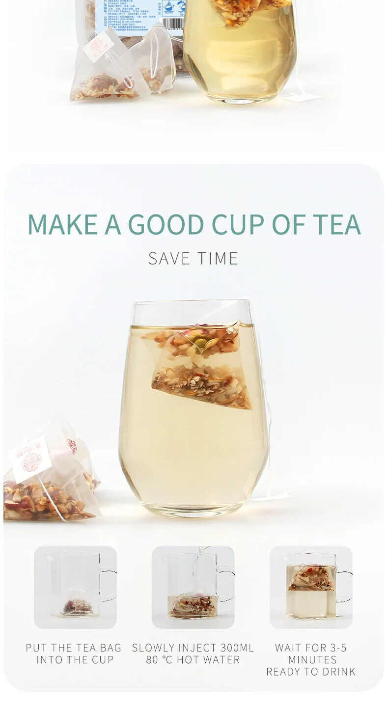 Poria Spinosae Seed Tea Lily Yam Poria Cocos Sour Jujube Kernel Herbal Tea 250g