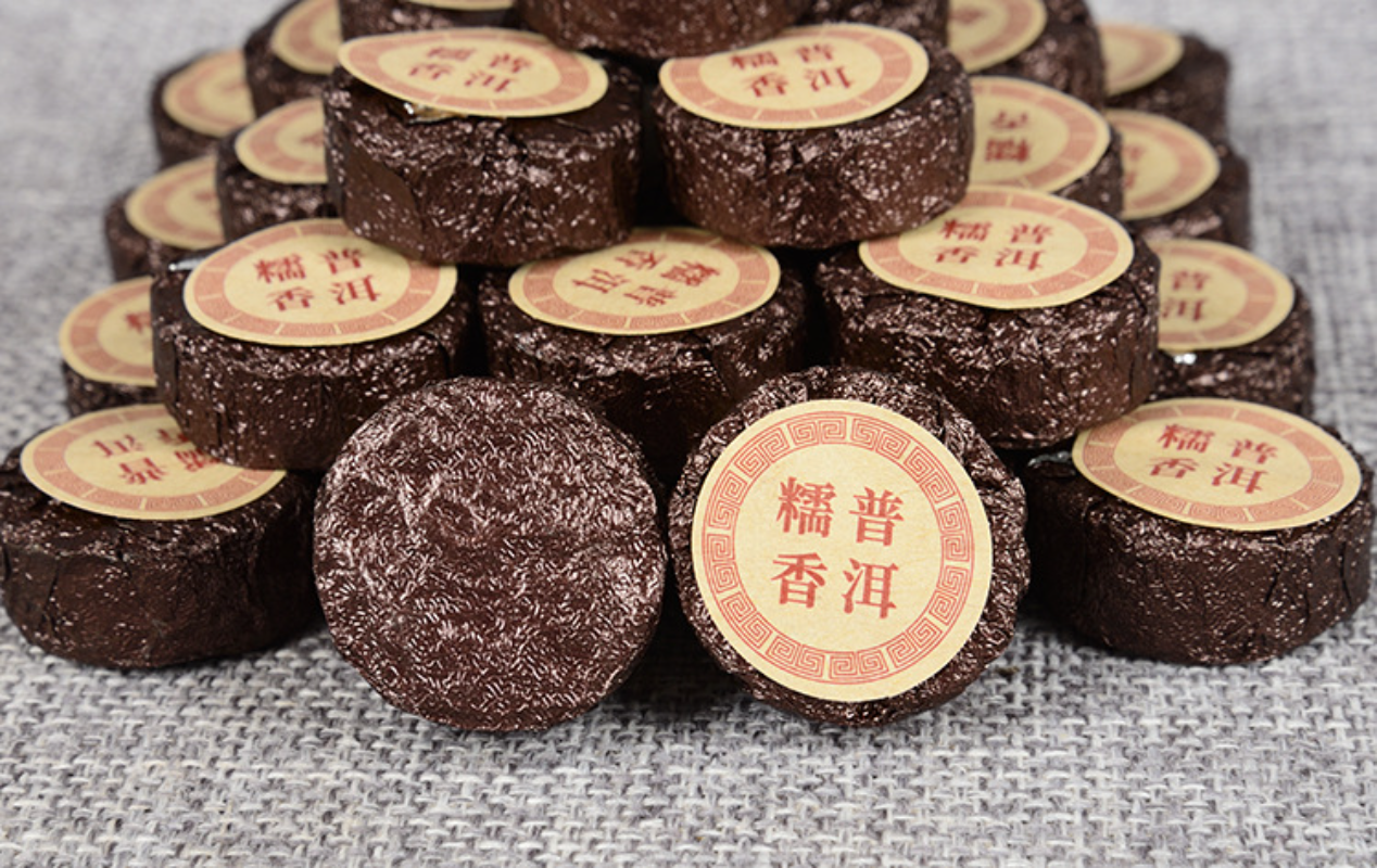 Yunnan Puerh Tea Strong Fragrant Small Jade Cake Glutinous Fragrant Ripe Tuo Tea