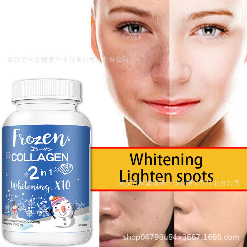 FROZEN DETOX Capsule Frozen Callagen Capsule Slimming Skin Whitening 60 Capsules