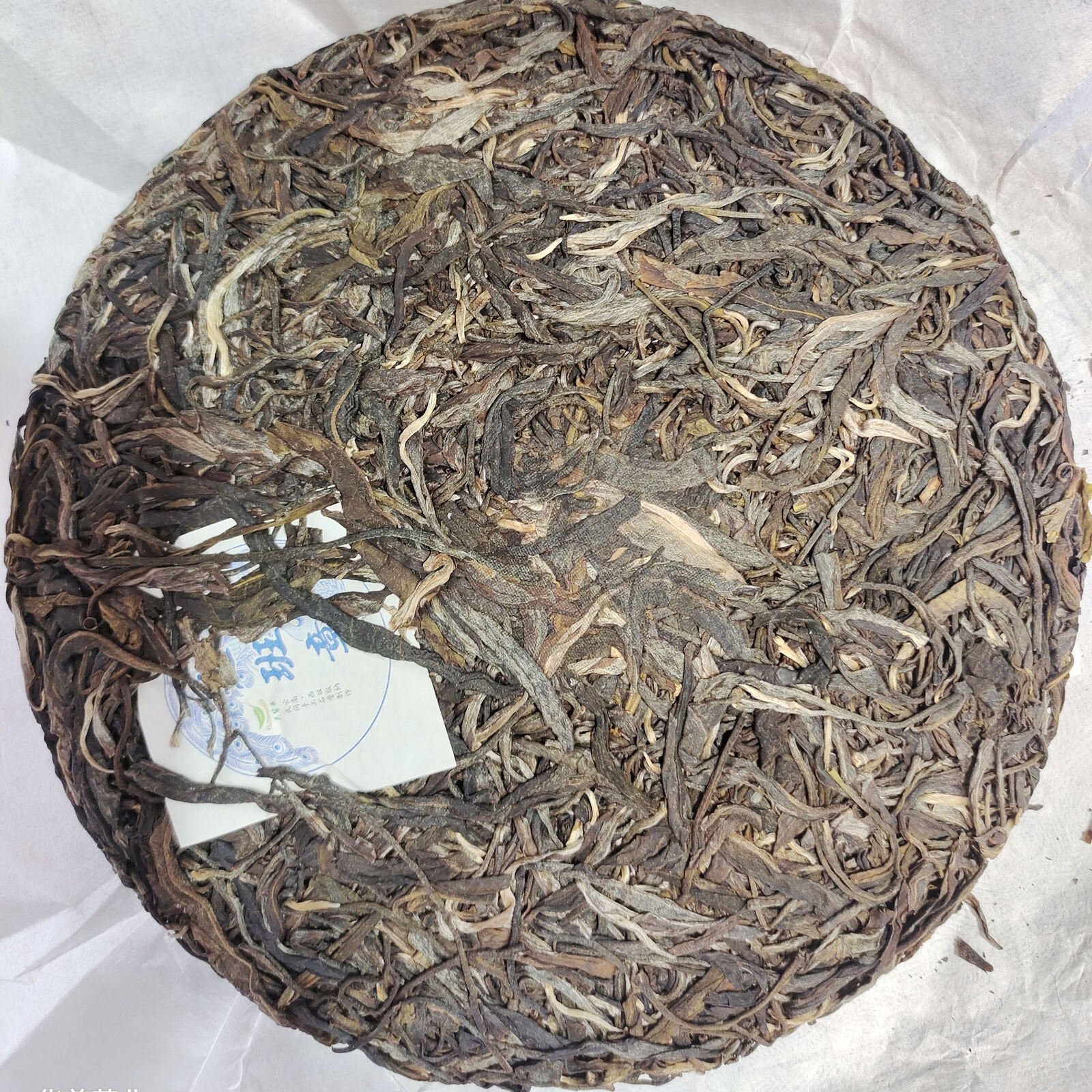 357g  Old Panzhang Old Tree Pu'er Raw Tea Cake Yunnan Pu'er Te