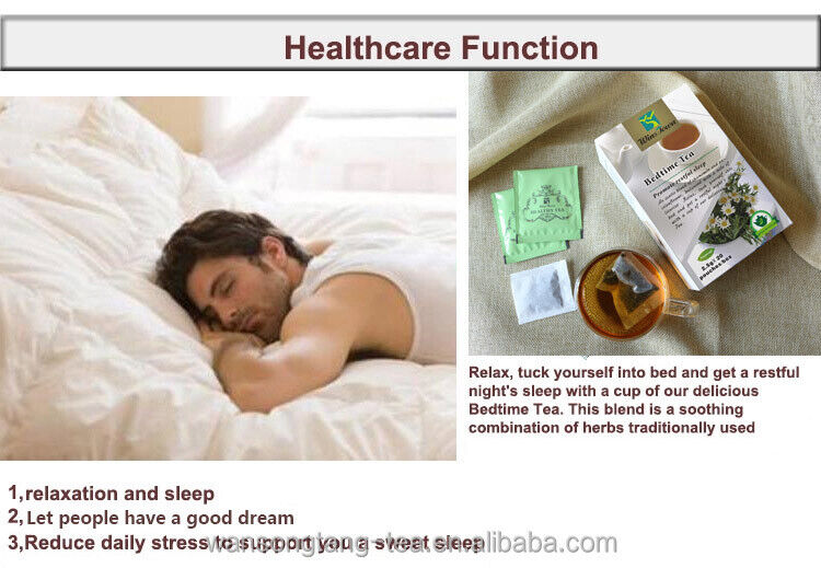 Bedtime Tea Healthy Herbs Organic Natural Herbal Sleep Well Bedtime Tea 2.5g*20