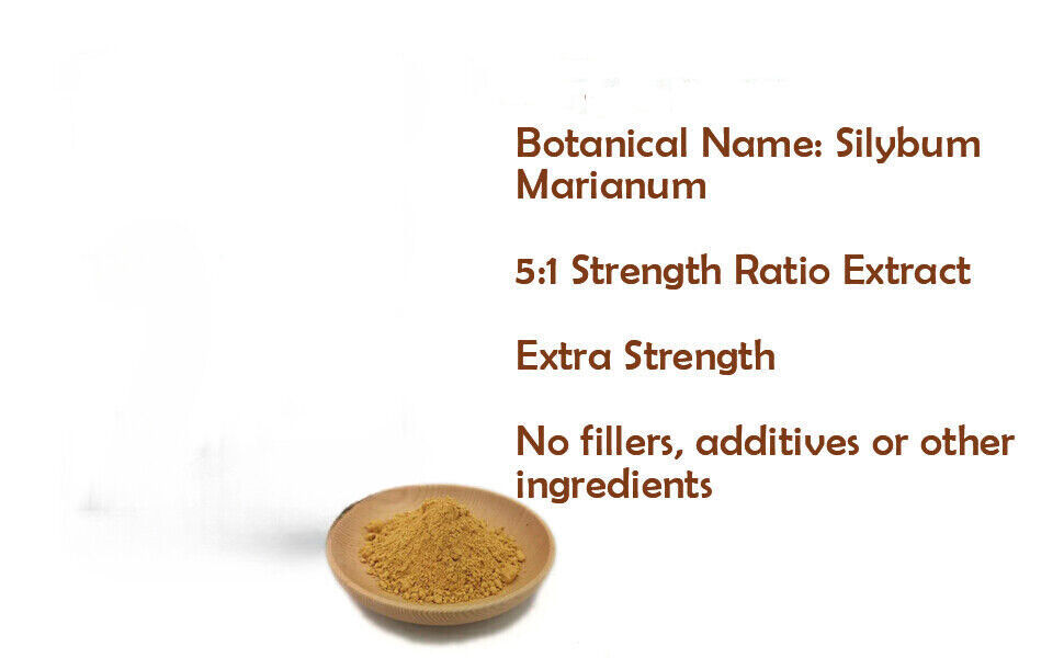Milk Thistle Seed Powder 1.1lb Silybum Marianum