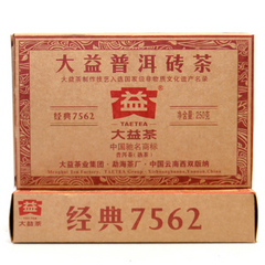 250g Yunnan Menghai 7562 TAETEA Dayi Tea Pu-erh Brick Tea Ripe Ecology Puer Tea