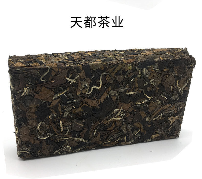 HelloYoung 350g Fuding white tea Shoumei tea brick old white tea brick alpine Panxi
