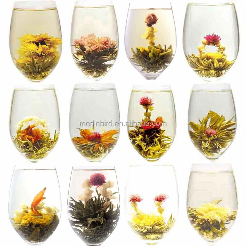 NEW Hand-made Beautiful Blooming Flower Tea Ball Dried Flowers Tea 20pcs