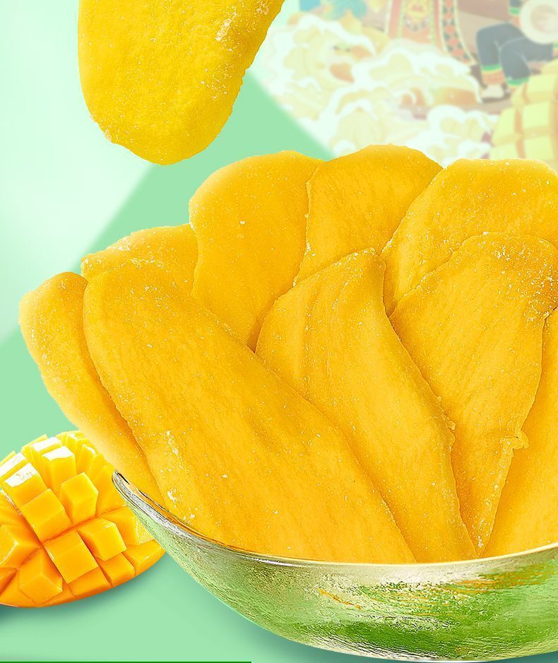 Yunnan Dried Mango – Thick Sliced, Soft & Sweet Fruit Snack for Dorm & Leisure