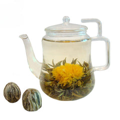 Handmade Blooming Tea Balls Marigold Flowering Tea Chinese Green Tea 20pcs