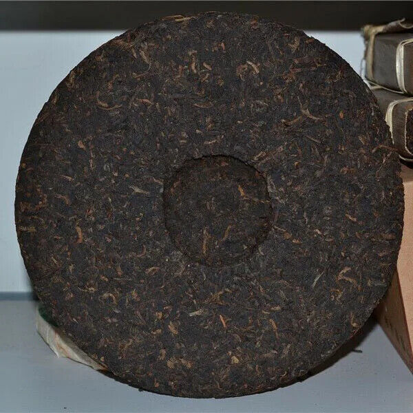 Puer Cooked Tea Cake Large Tree Menghai Qi Zi Bing Cha Famous Yunnan Pu Erh 357G