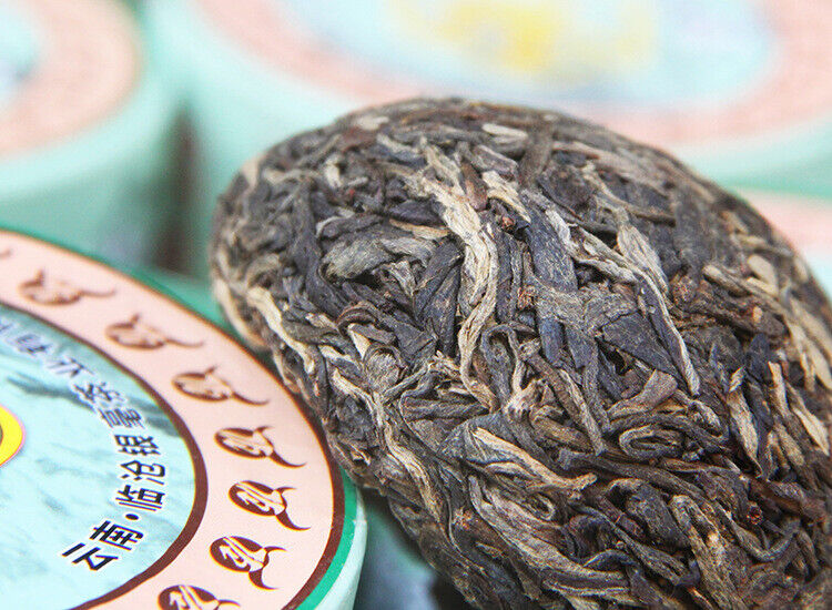 Yunnan Pu'er Lincang Tea Factory Tuo Tea Aged Pu'er Raw Tea 100g/box
