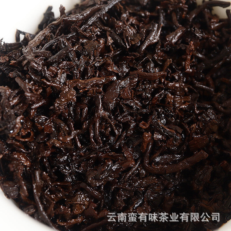 Aged Puerh Ripe Tea 357g Menghai Golden Bud Tea , Yunnan Puerh Tea