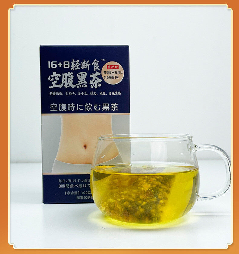 100g for Detox and Balance 16+8 Intermittent Fasting Golden Flower Dark Tea Bags
