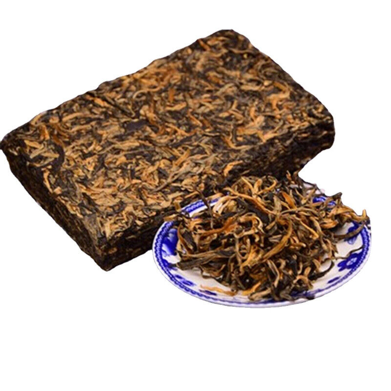 HelloYoung Fengqing Dianhong Compressed Tea Authentic Yunnan DianHong Black Tea Brick 250g