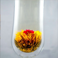 Handmade Fresh Beauty Globe Amaranth Jasmine Tea Flower Blooming Tea Ball 20pcs