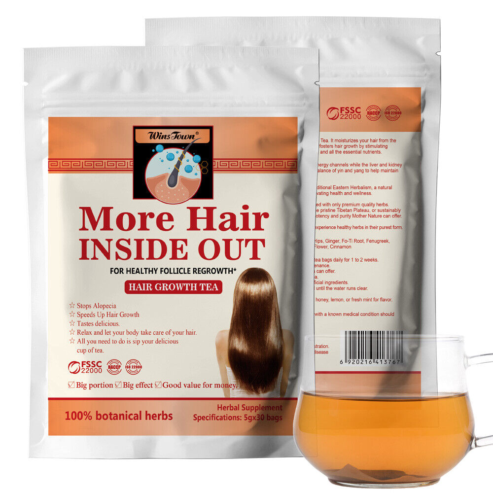 Fast Hair Growth Treatment Tea Follicle Regrowth Herbal Care for All Hair Types