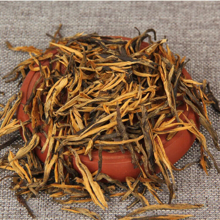 HelloYoung New Dianhong Black Tea Bud Need Gold Grade Gold Dianhong Single Bud Tea250g