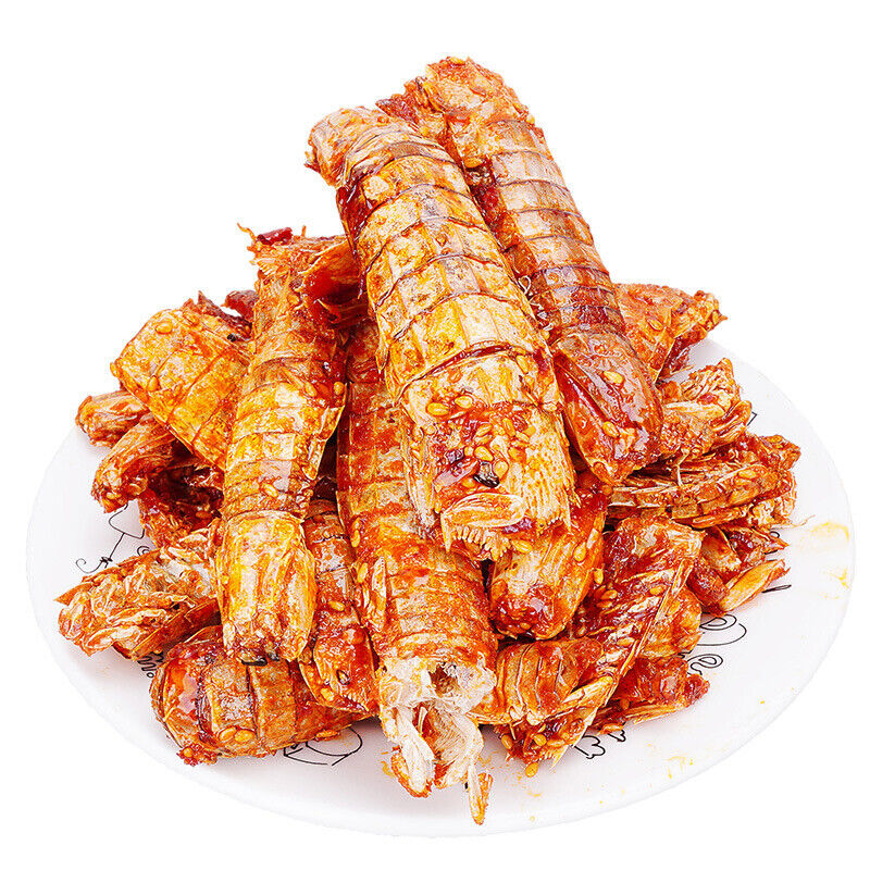 Spicy Mantis Shrimp Ready-to-eat Pipi Shrimp Snacks Crispy Shrimp Seafood 250g