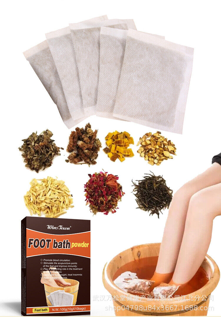 Ginger Foot Bath Powder Herbal Foot Bath Powder Healthy Bags 100g