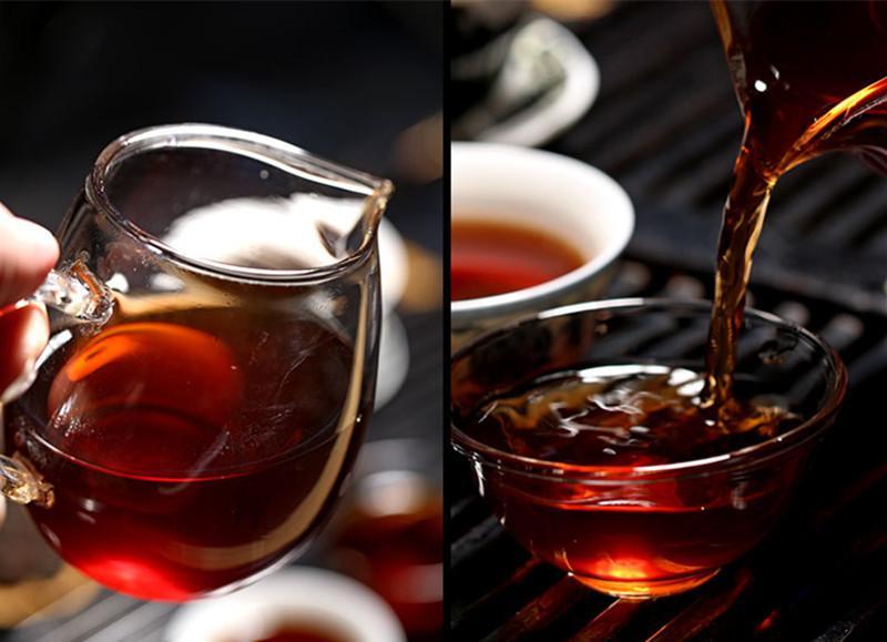 Pu-erh Tea 357g Yunnan Puerh Ripe Tea Wishful Tea-cake Top Class Cooked Puer Tea
