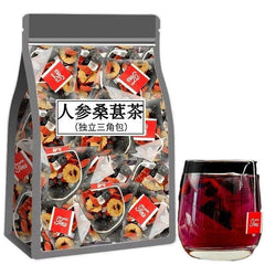 100g Ginseng Mulberry Black Wolfberry Tea Red Wolfberry Red Dates Dry Health Tea