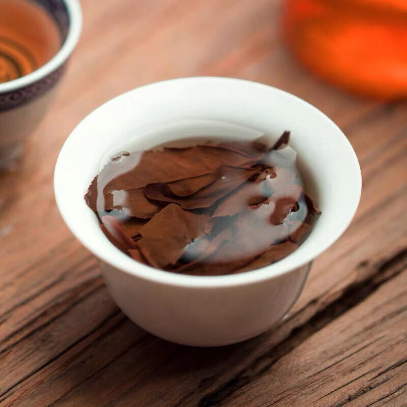 HelloYoung 350g Shou Mei cake Fuding high mountain old white tea aged sun white tea