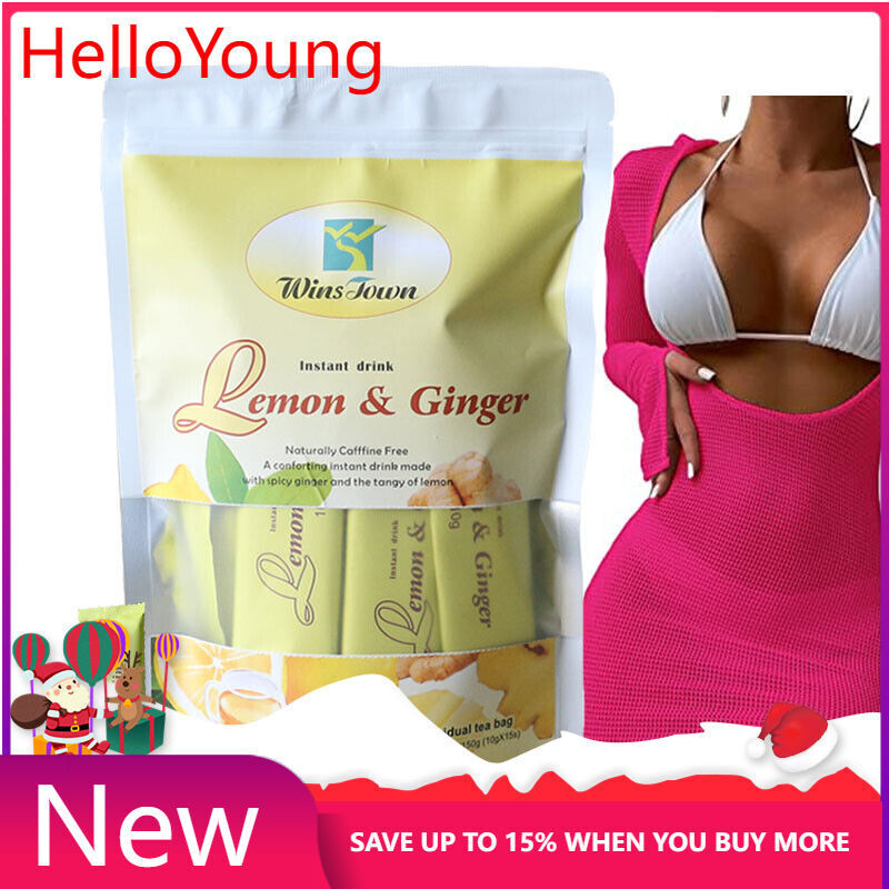 Lemon Ginger Herbal Tea 10g*15Bags Supports Healthy Digestion Lemon Ginger Tea
