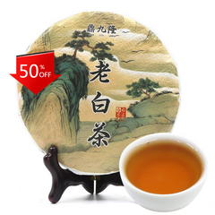 HelloYoung Landscape CHinese White Tea Old Bai Cha Tea Leaf Cake 350g Health Tea