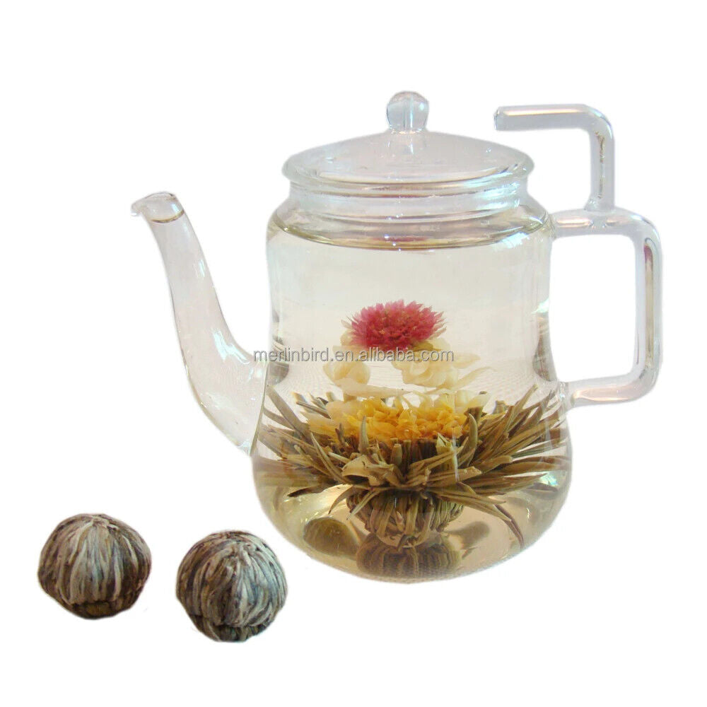 Handcrafted Flowering Tea Dried Blooming Flower Tea Balls 20pcs