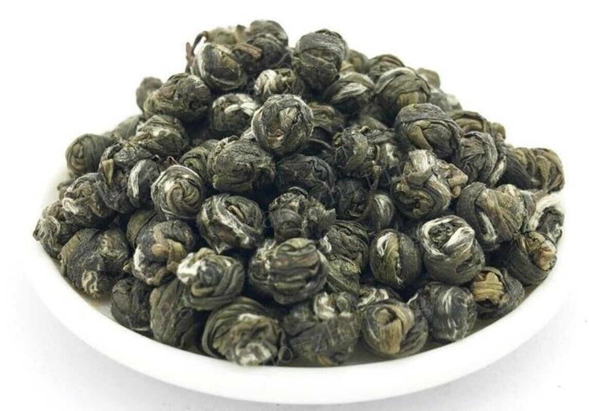 HelloYoung 250g Jasmine Flower Tea Pearl 100% Organic King Grade Chinese Dragon Green Tea