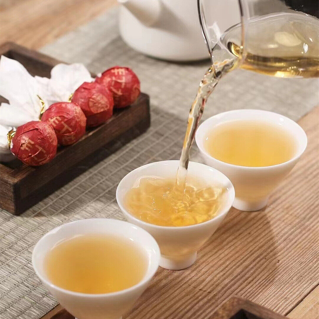HelloYoung 500g Fuding white tea peony floral dense aroma dragon pearl handmade tuocha