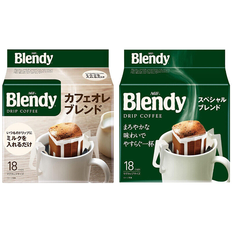 Japanese Imported AGF Ear Coffee Freeze-dried American Blendy Black Coffee 126g
