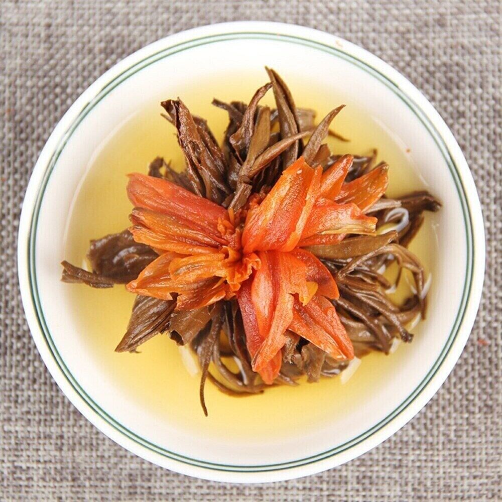Yunnan Fengqing Black Tea 100g Handmade Lily Hydrangea Ball