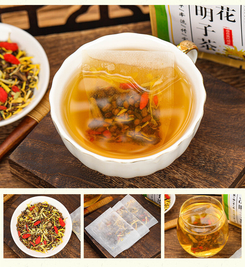 Golden Formula Chrysanthemum Cassia Tea 150g Goji Tea Nutritious Flower Tea