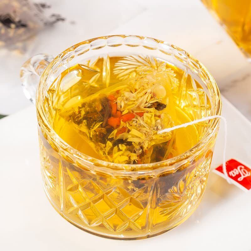 Chrysanthemum Cassia Seeds Tea Bags(200g, 10gX20Bags), Honeysuckle