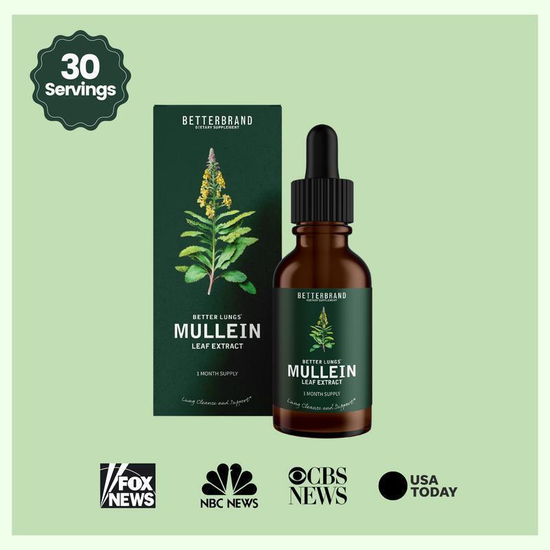 Mullein Leaf Extract Drops Health Care All-natural Ingredients