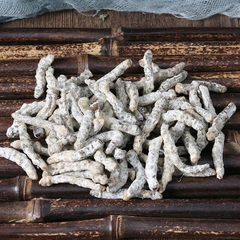 250gBai Jiang Can 白僵蚕, Bombyx Batryticatus, Silkworm Larva, Bombyx Mori 僵蚕天虫僵虫