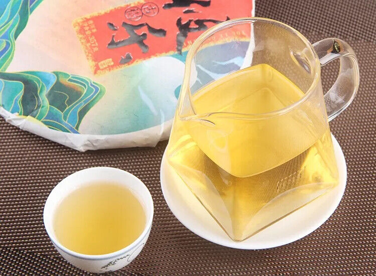 Pu'er Tea Raw Tea Cake Ancient Tea Youleshan Pure Pu'er Tea 357g Ration Raw Tea