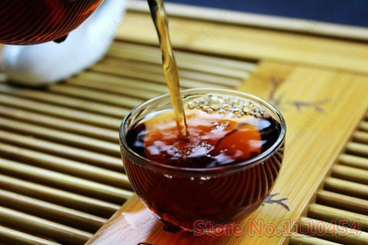 HelloYoung357g Classic Ripe Pu Er Tea Black Menghai Cooked Pu-erh Puer Red Slimming tea