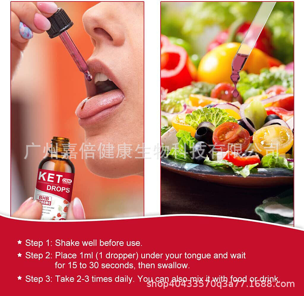 Ketogenic drops drink keto BHB drops 60ml new product
