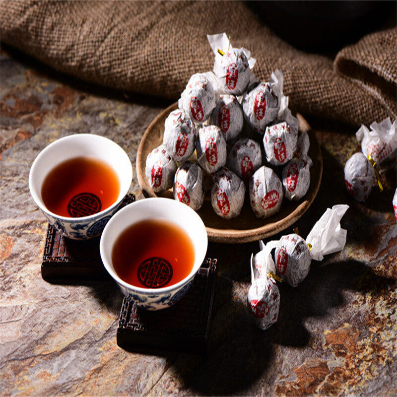 Mini Pu-erh Tuo Cha Dragon Ball Cooked Tea Premium Yunnan Oyster Black Tea